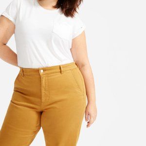 Everlane Straight-Leg Crop size 12 in Golden Brown